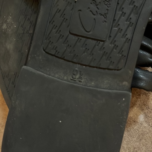 Circus by Sam Edelman Black Braided Leather Slides 🌵9.5 - Picture 2 of 6